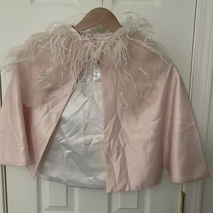 Monique Lhuillier and pottery barn kids pink cape